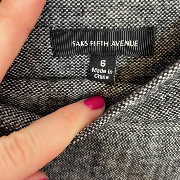 Saks Fifth Ave Wool Pencil Skirt - Picture 4 of 5